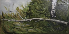 Tod im Wald 50x70 2019