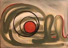 Der rote Kreis 50x70 2020