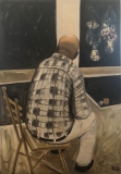 Georg Baselitz-eingeklemmt- 100/70 2018